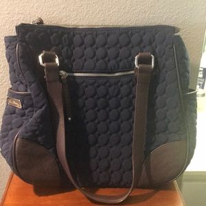 EUC Vera Bradley Microfiber Shoulder Bag